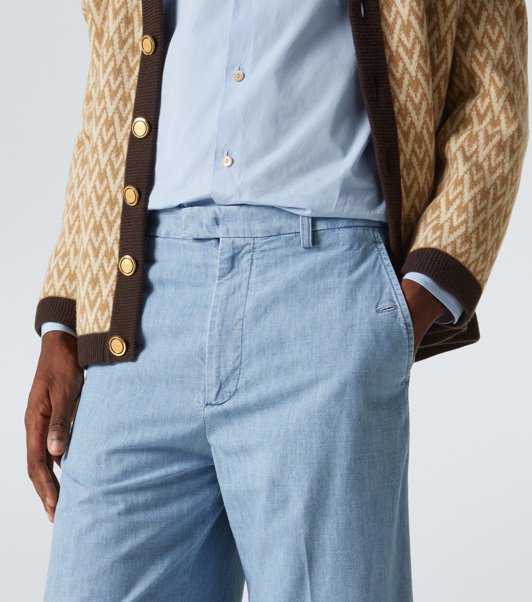 Wide-Leg Cropped Jeans | Valentino