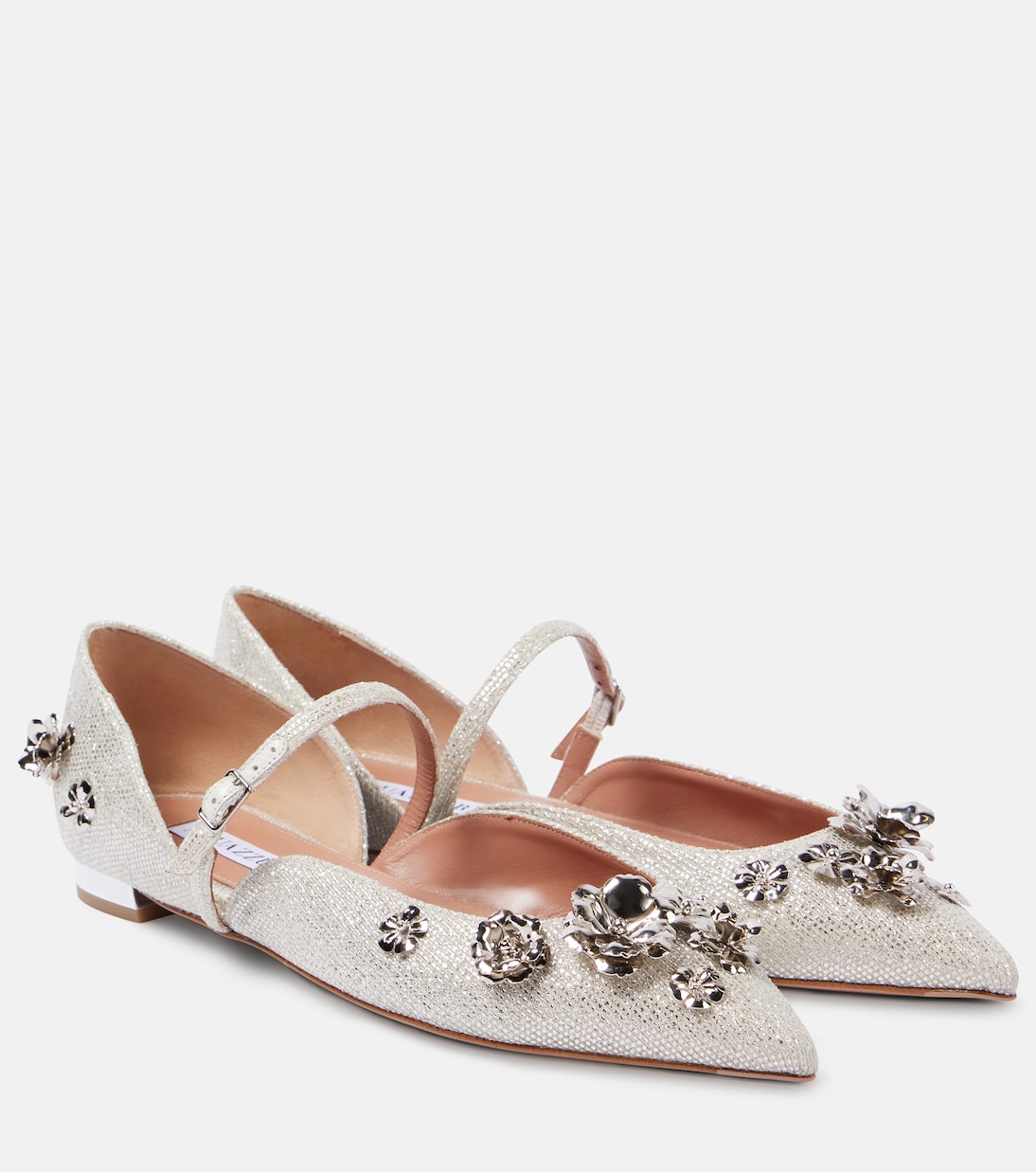 Bloom embellished ballet flats | Aquazzura