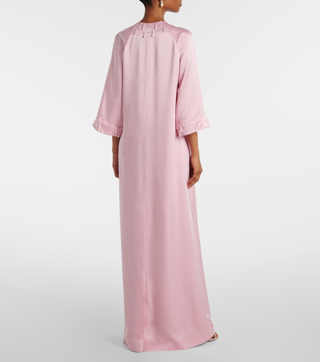Robe longue Arles en satin | Emilia Wickstead