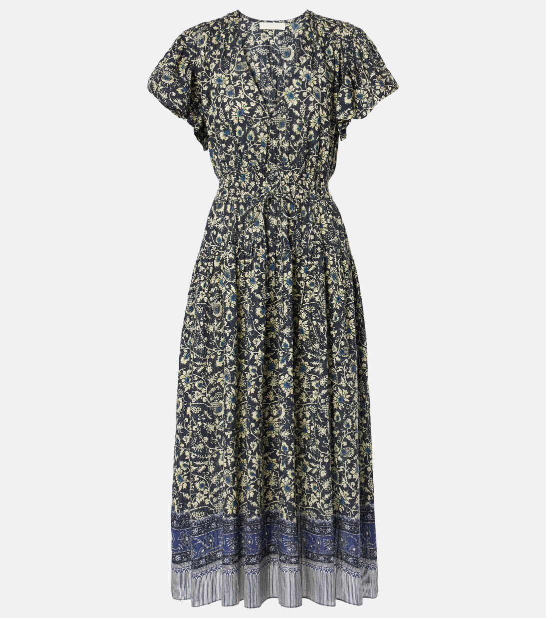 Robe midi Lyria en coton mélangé | Ulla Johnson
