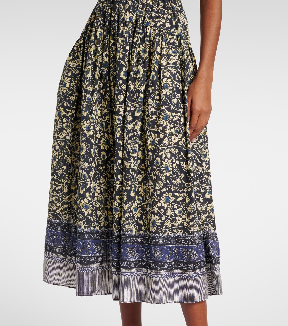 Robe midi Lyria en coton mélangé | Ulla Johnson