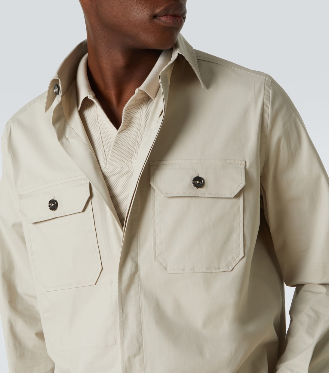 Hemdjacke aus einem Baumwollgemisch | Zegna