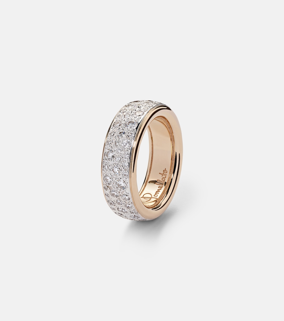 Iconica 18kt rose gold ring with diamonds | Pomellato