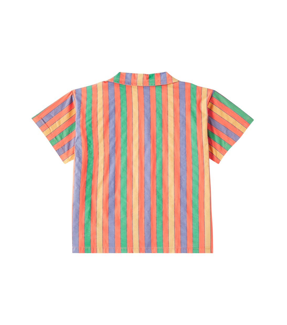 Striped cotton-blend shirt | Bobo Choses