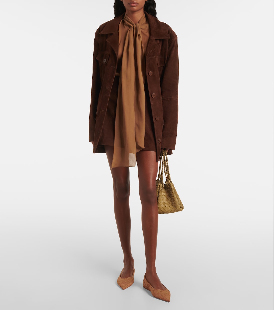 Barbara lace ballet flats | Amina Muaddi