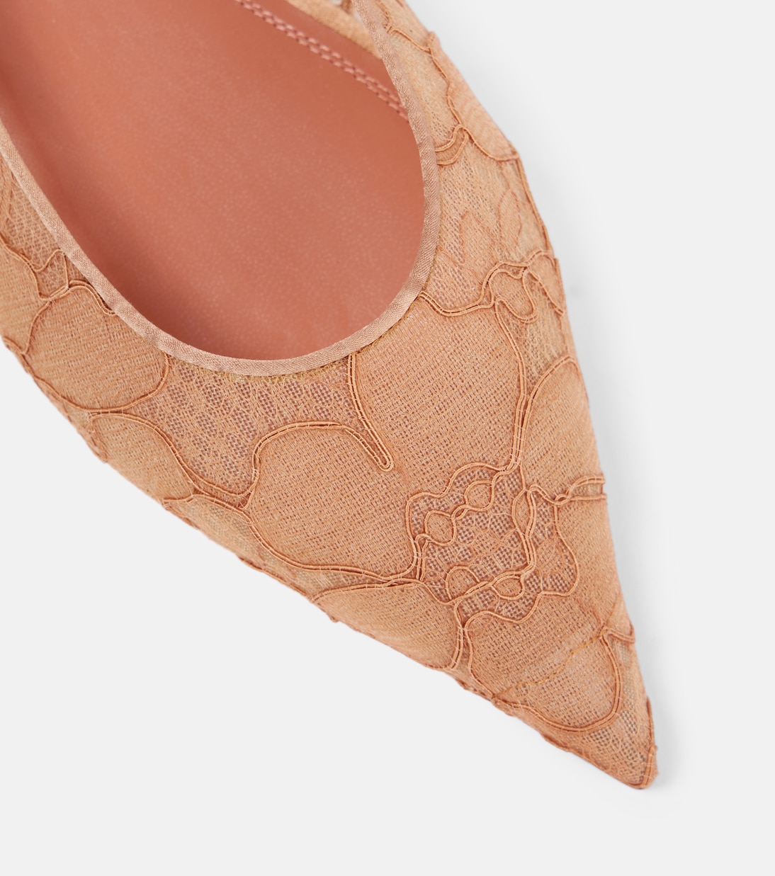 Barbara lace ballet flats | Amina Muaddi