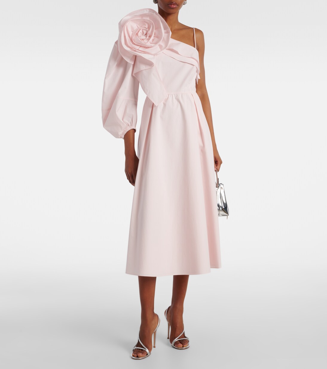 Robe midi asymétrique à fleurs | Dorothee Schumacher