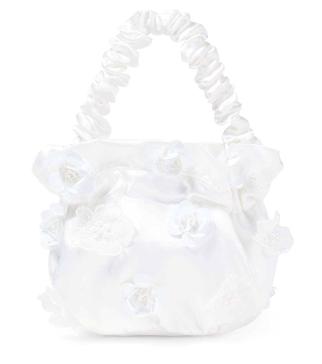 Floral-appliqué shoulder bag | Self-Portrait Kids