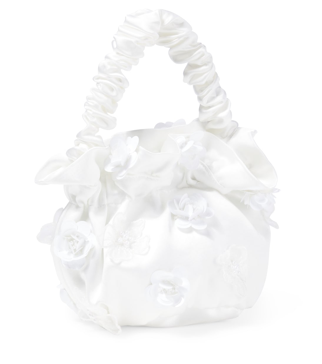 Floral-appliqué shoulder bag | Self-Portrait Kids