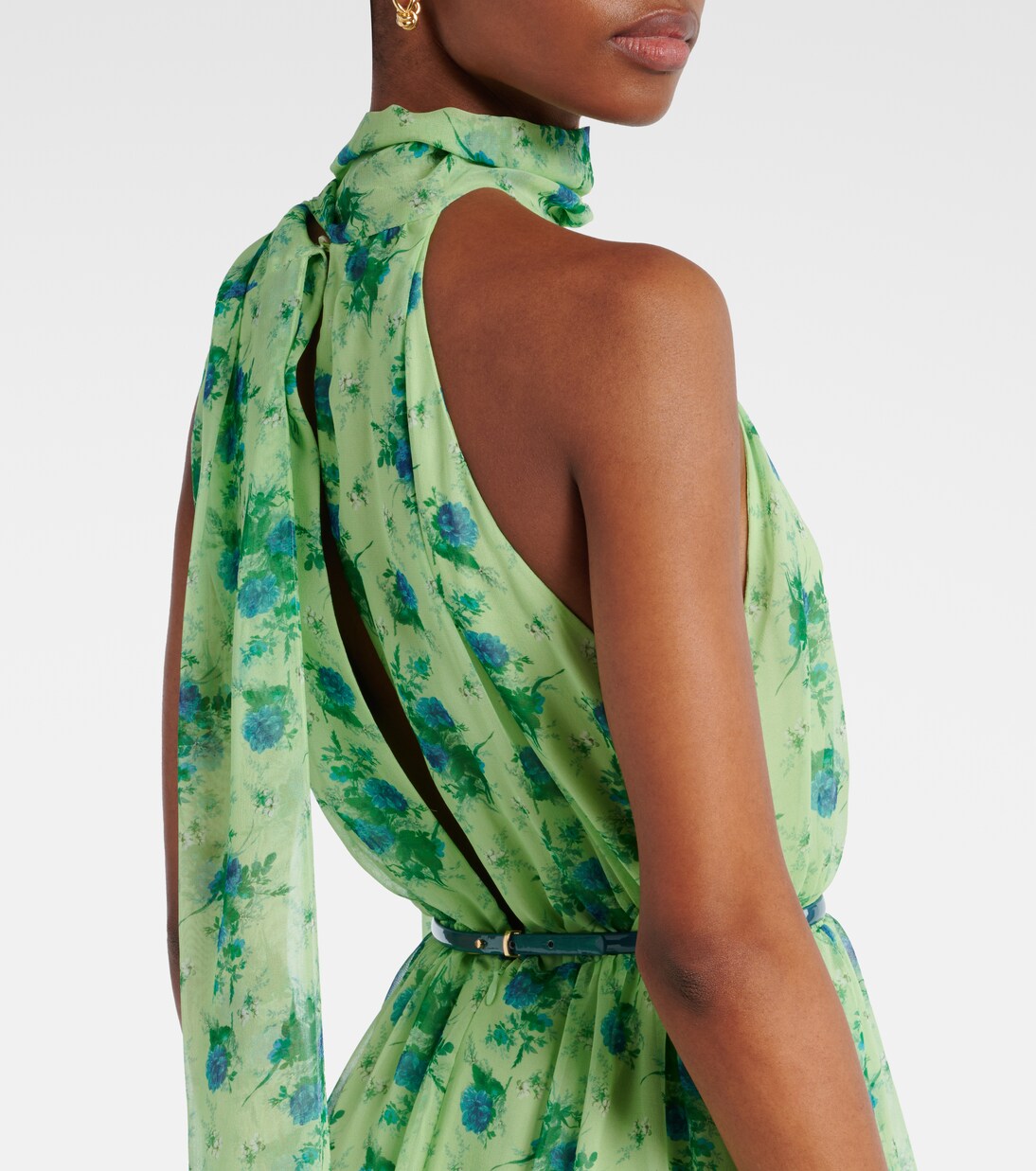 Robe longue Cactus en soie | Max Mara
