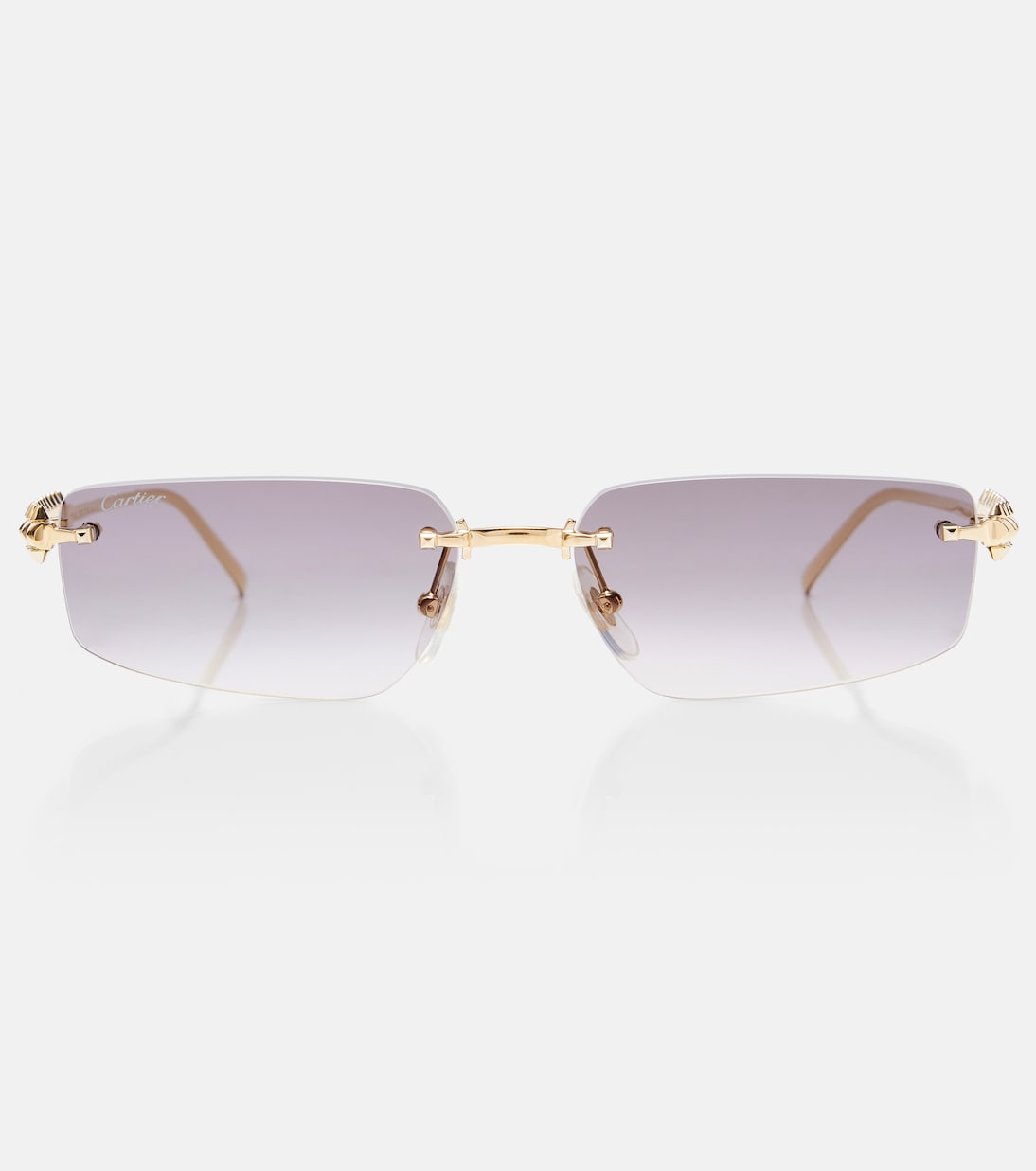 Clash De Cartier rectangular sunglasses | Cartier Eyewear Collection