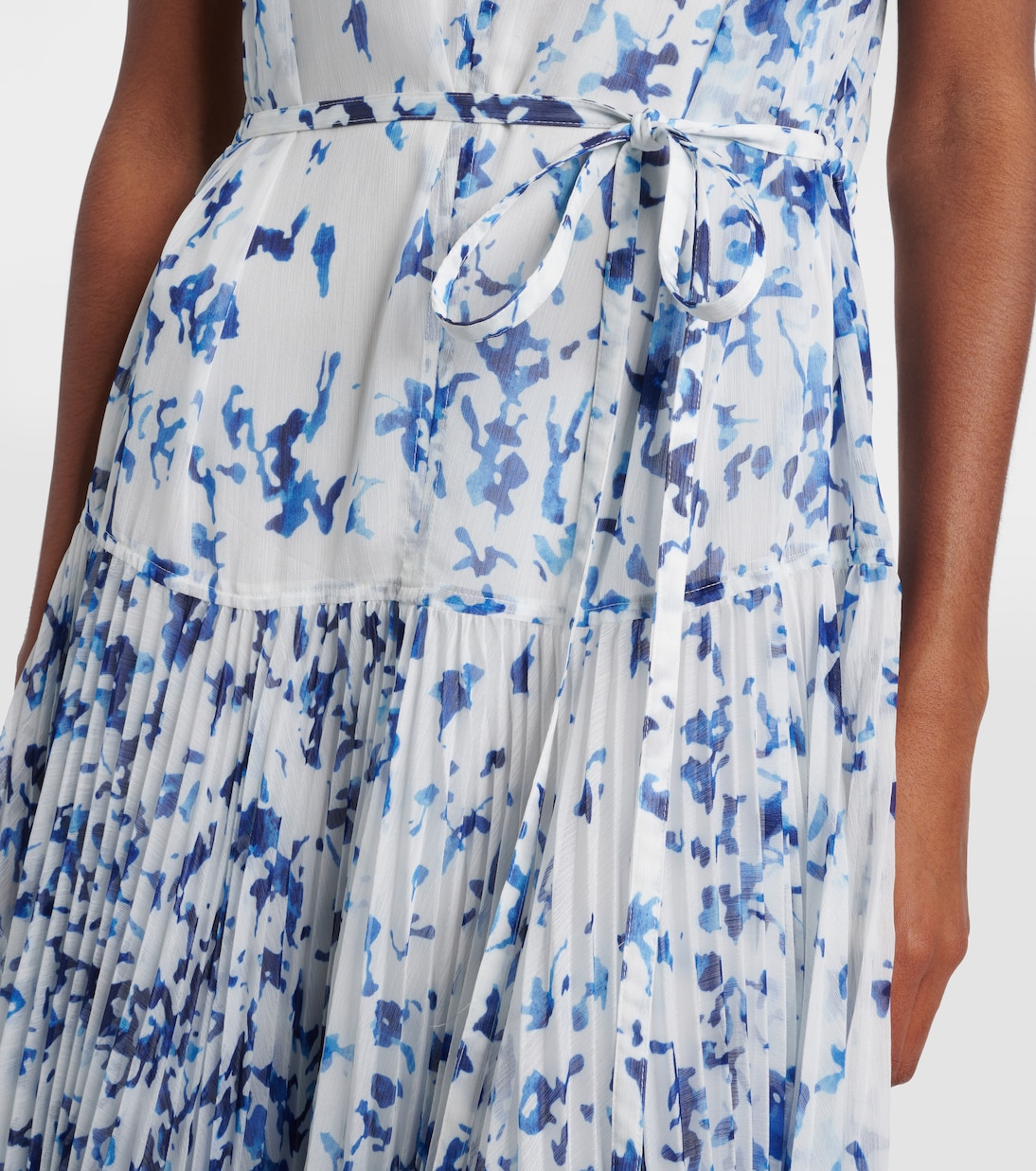 Bedrucktes Maxikleid Patt aus Chiffon | Proenza Schouler