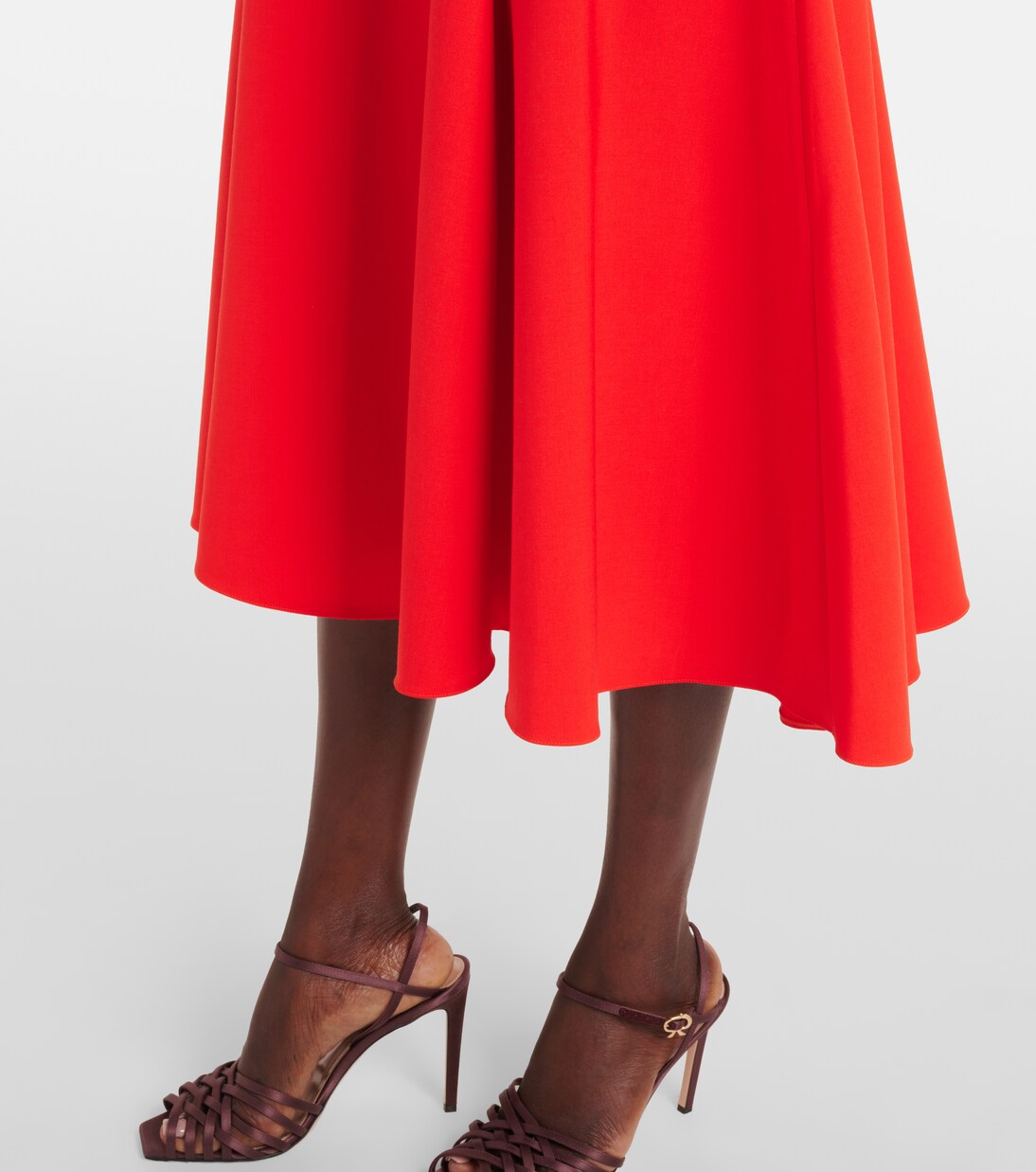 Cutout wool-blend cocktail dress | Oscar de la Renta