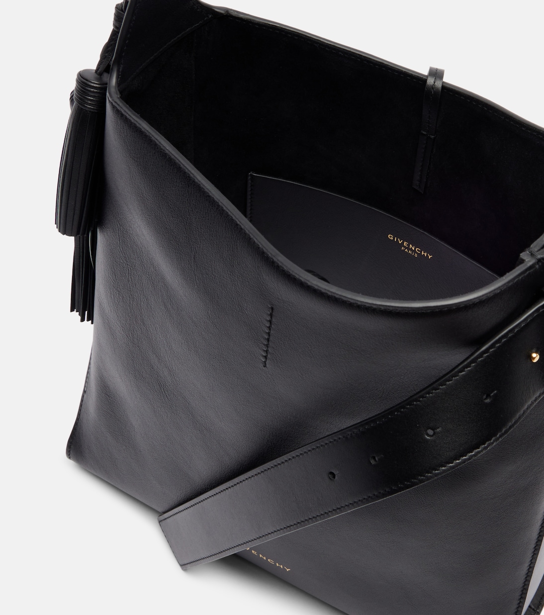 Belted Medium leather hobo bag | Givenchy