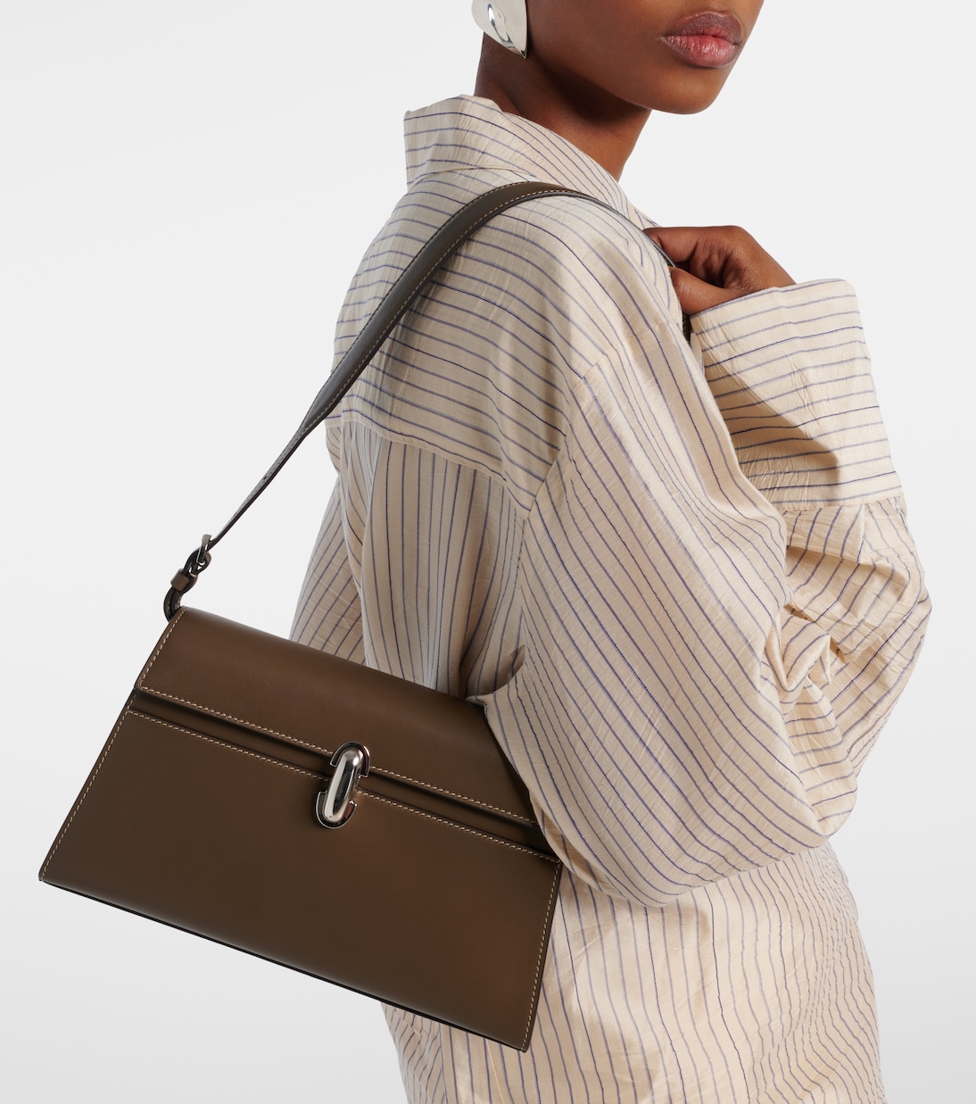 Schultertasche Symmetry aus Leder | Savette