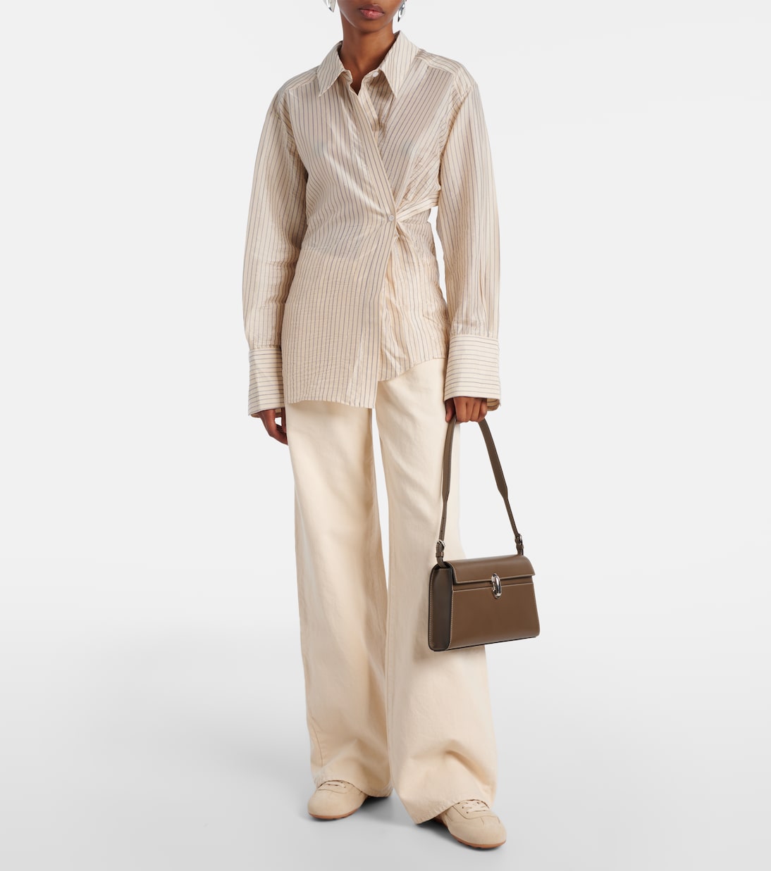 Schultertasche Symmetry aus Leder | Savette