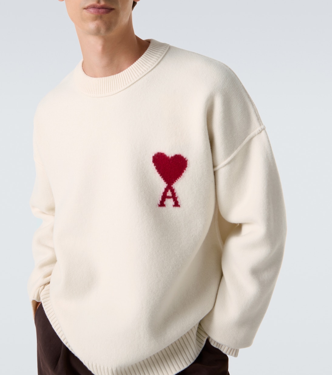 Pullover Ami de Cœur aus Schurwolle | Ami Paris