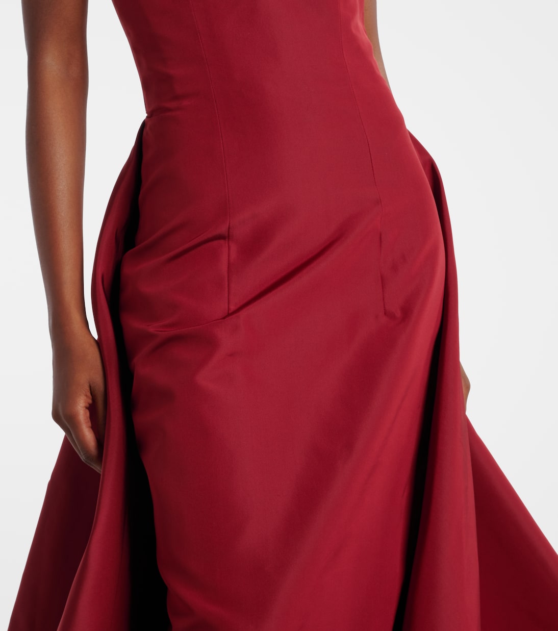 Vestido de fiesta en faya de seda | Monique Lhuillier