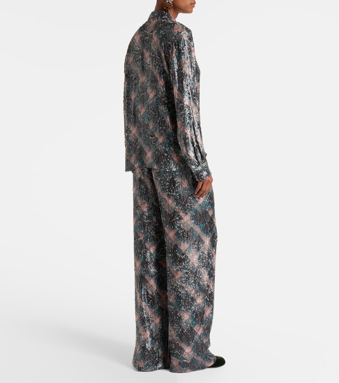 Hemd mit Pailletten | Dries Van Noten