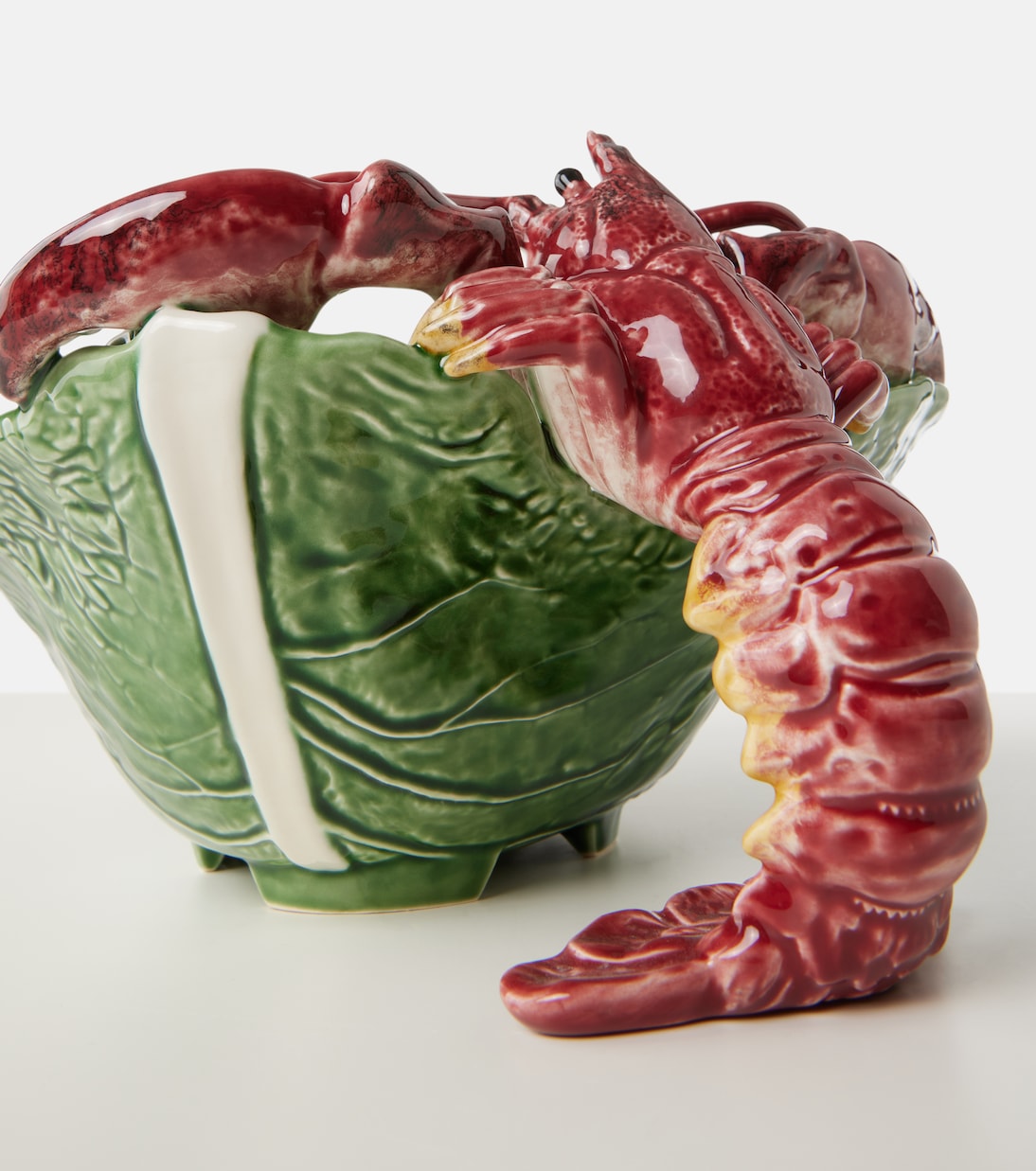 Cabbage With Lobsters salad bowl | Bordallo Pinheiro