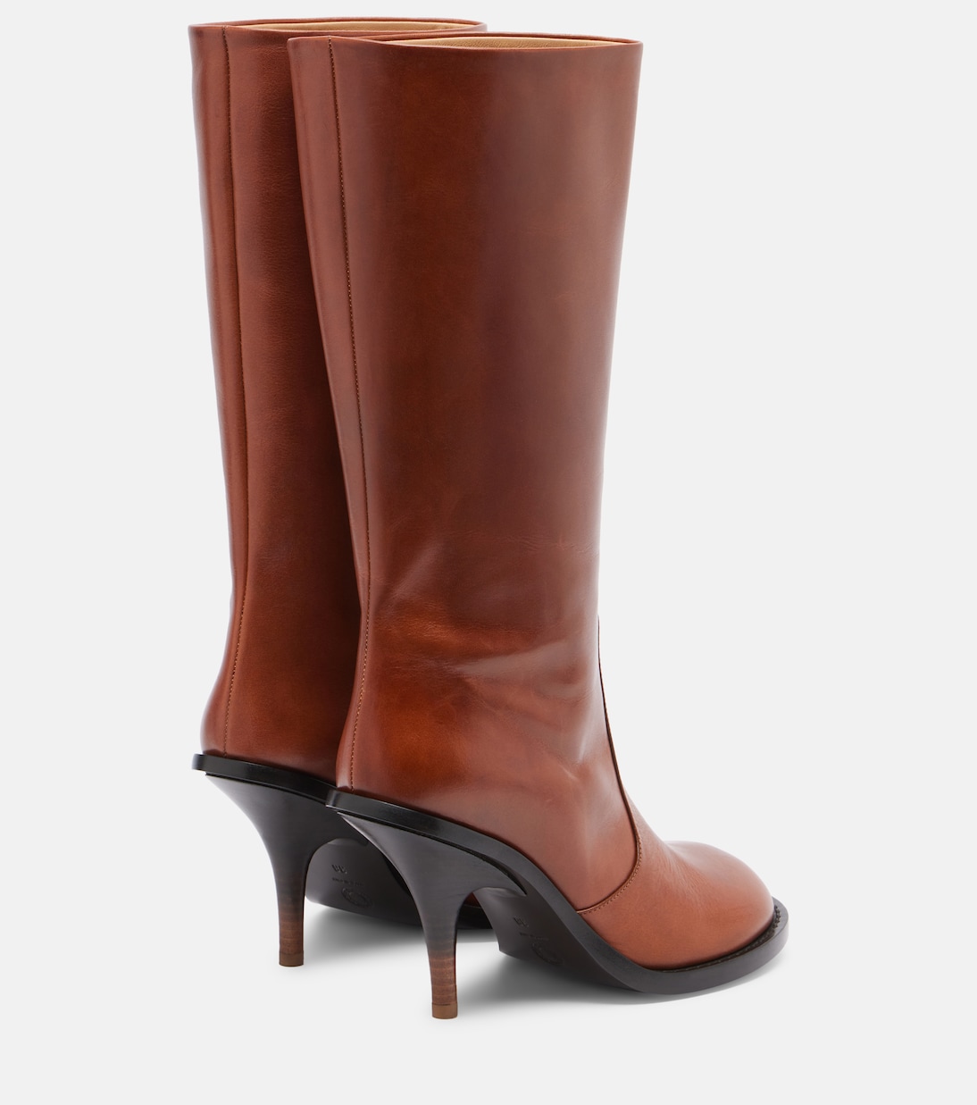 90 leather knee-high boots | Dries Van Noten