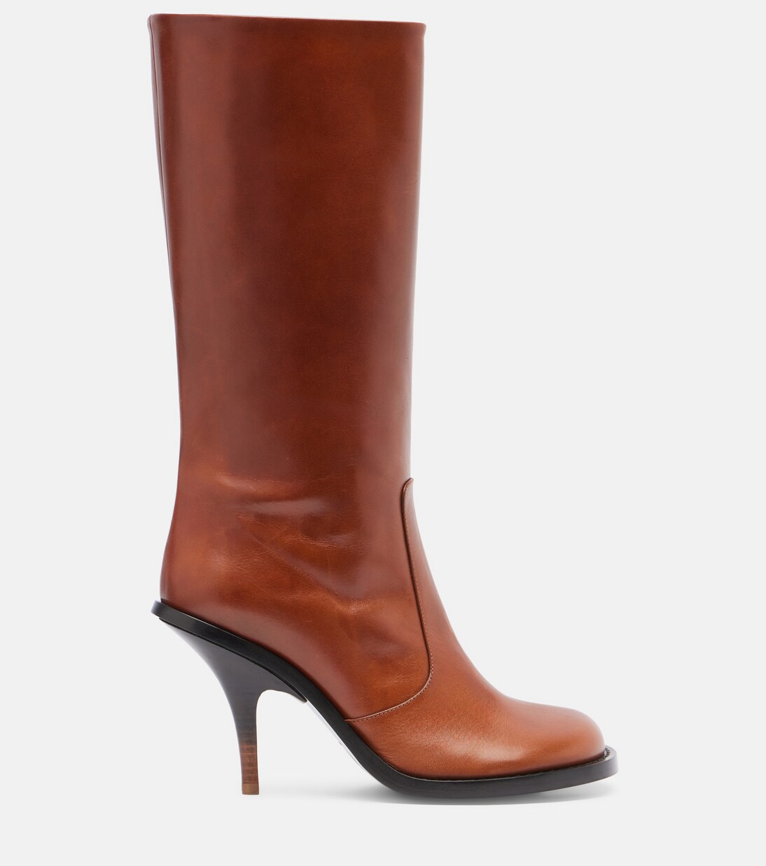 90 leather knee-high boots | Dries Van Noten