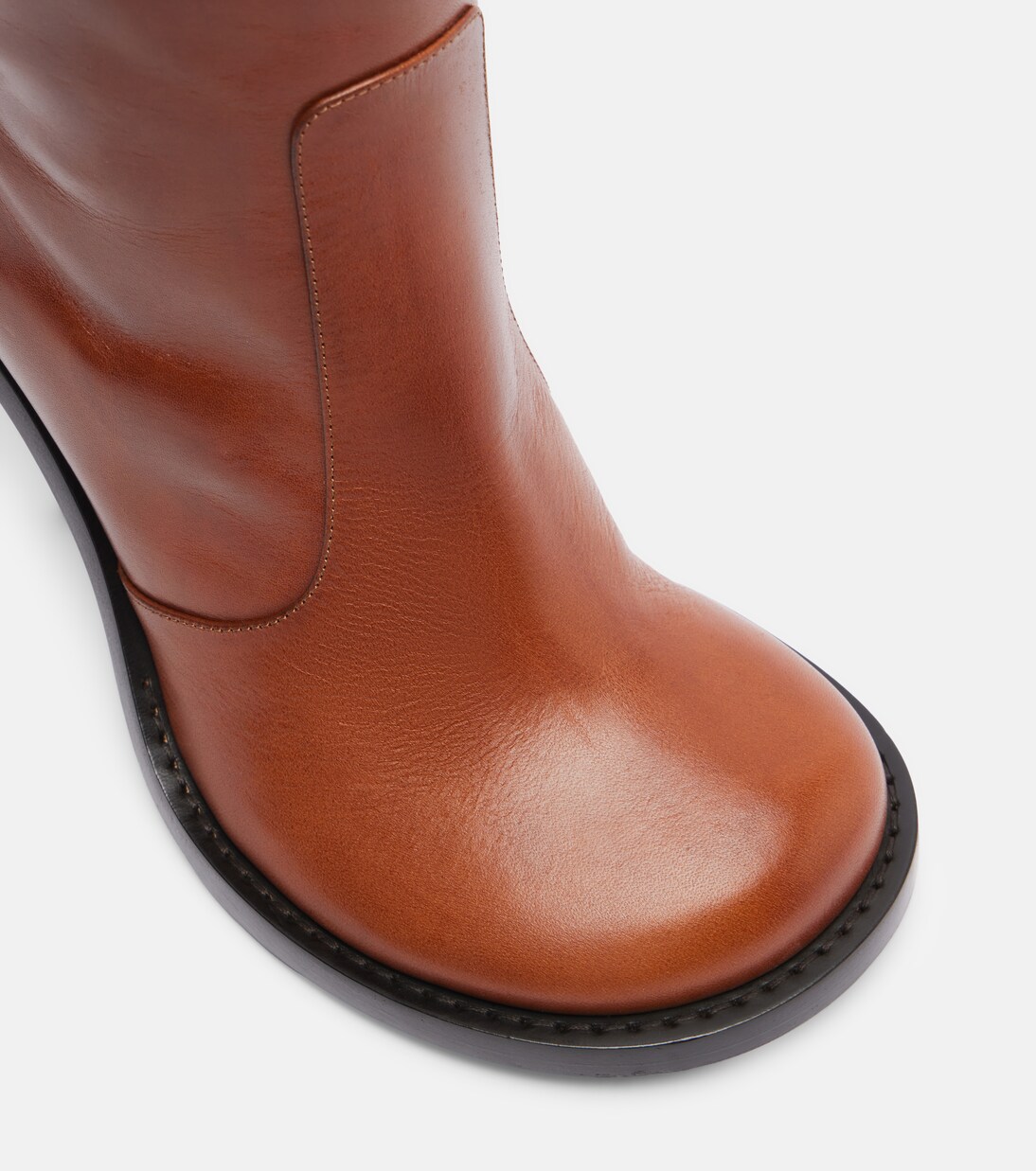 90 leather knee-high boots | Dries Van Noten