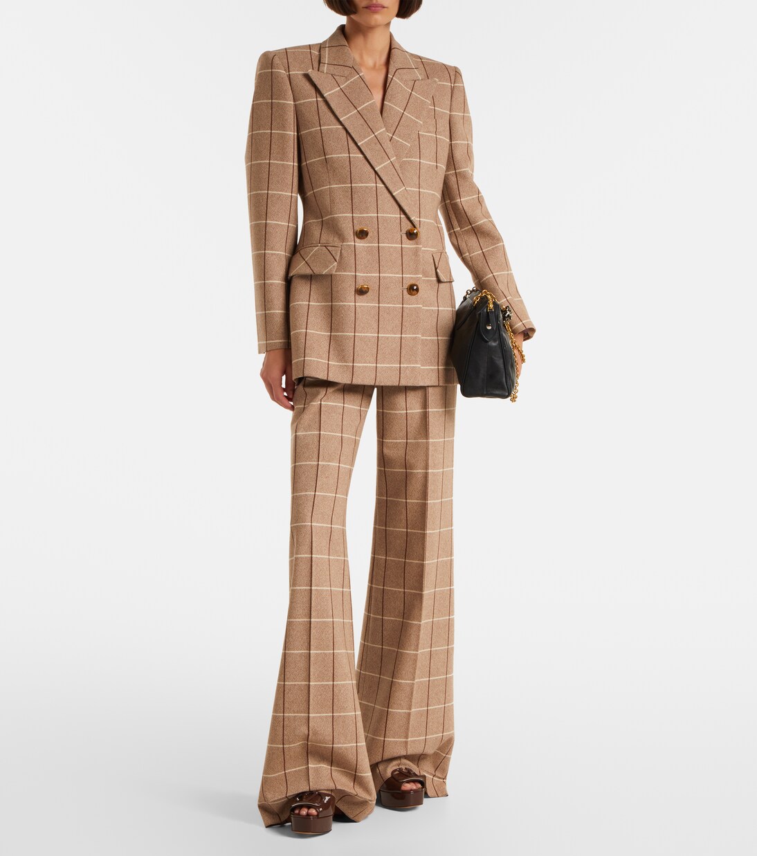 Plateausandalen VLogo Signature aus Lackleder | Valentino Garavani