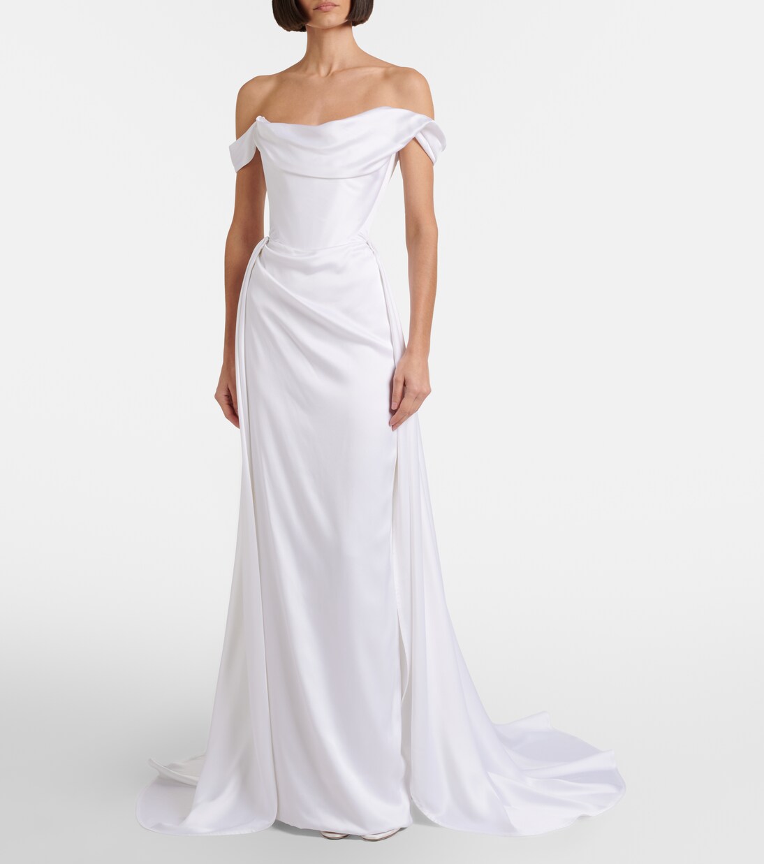Bridal Nova Grace satin bustier gown | Vivienne Westwood