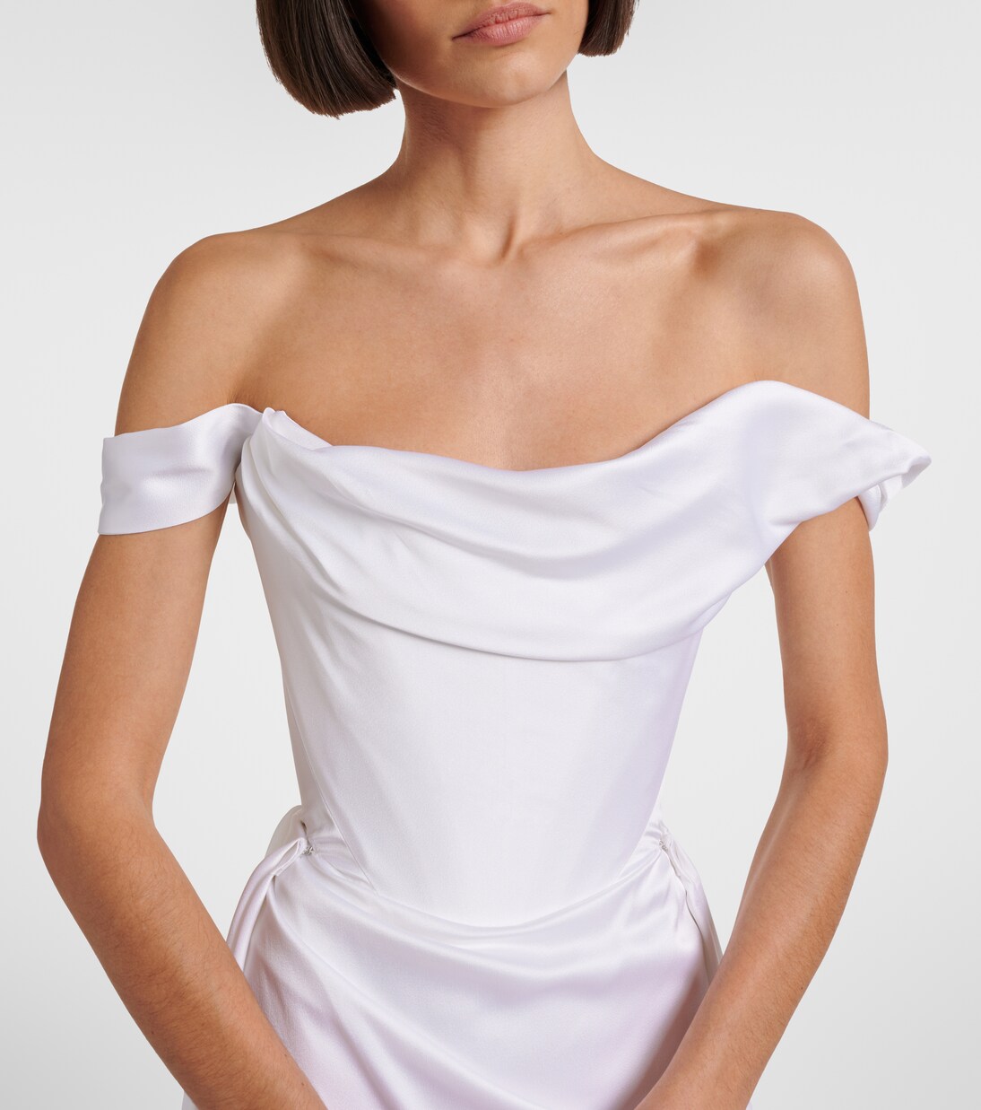 Bridal Nova Grace satin bustier gown | Vivienne Westwood