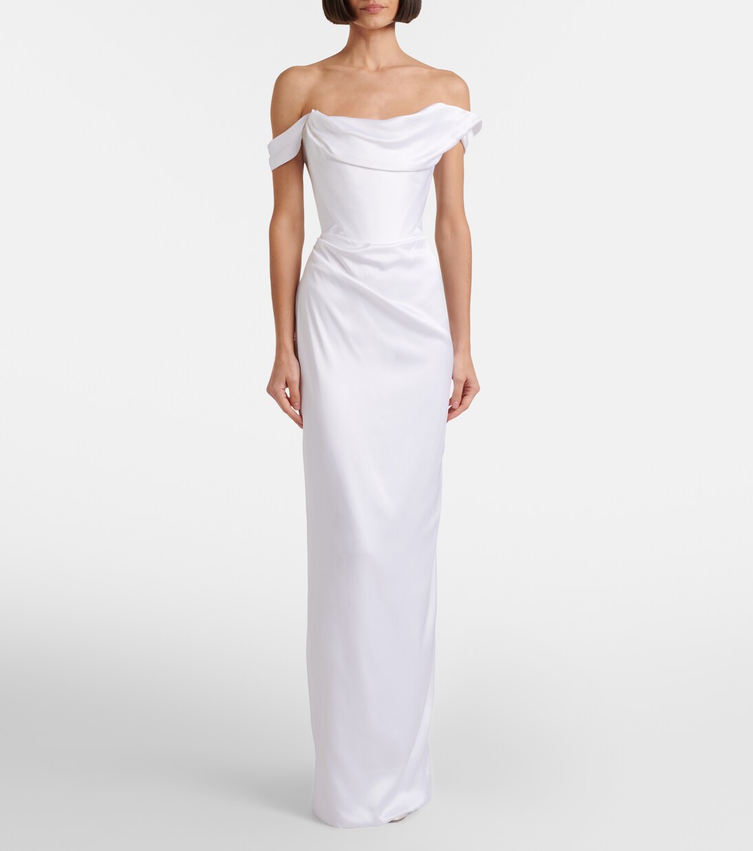 Bridal Nova Grace satin bustier gown | Vivienne Westwood