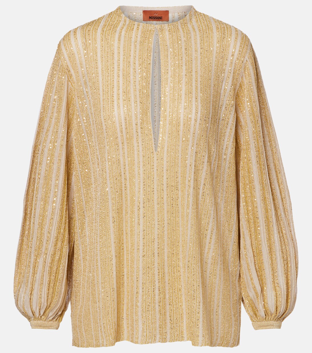 Cutout lamé blouse | Missoni