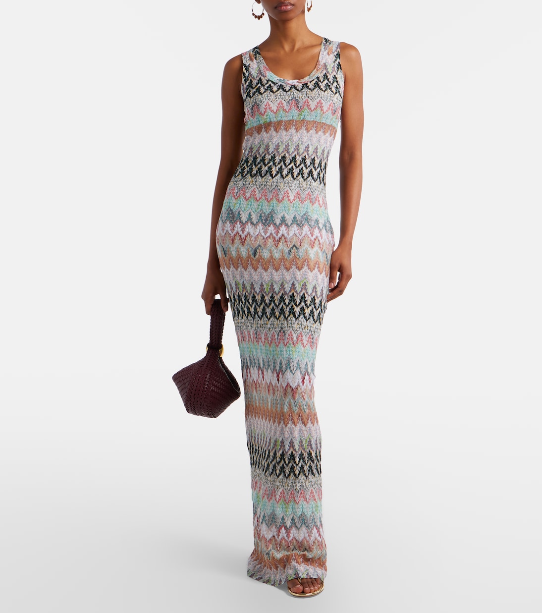 Sequined knitted lamé gown | Missoni