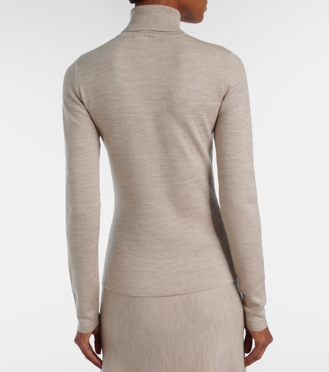 Wool, cashmere, and silk turtleneck top | Gabriela Hearst