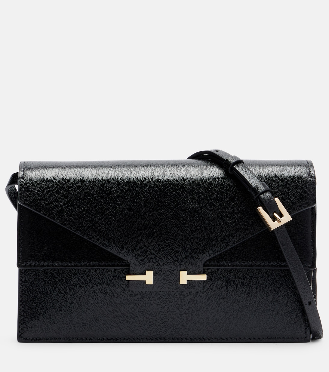 T Mini leather crossbody bag | Tom Ford