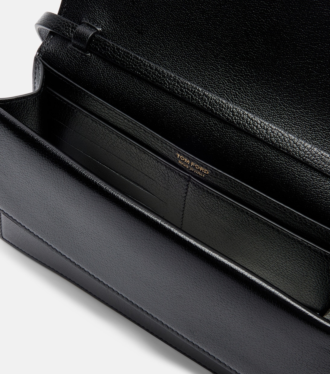 T Mini leather crossbody bag | Tom Ford