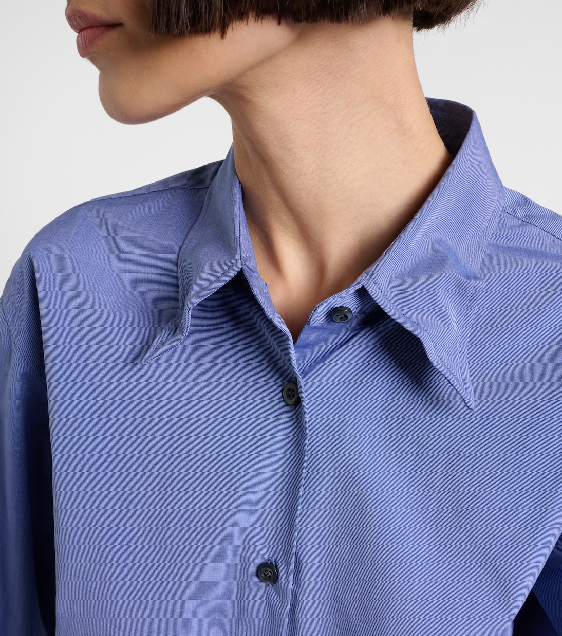 Camisa de algodón fil-à-fil  | Prada