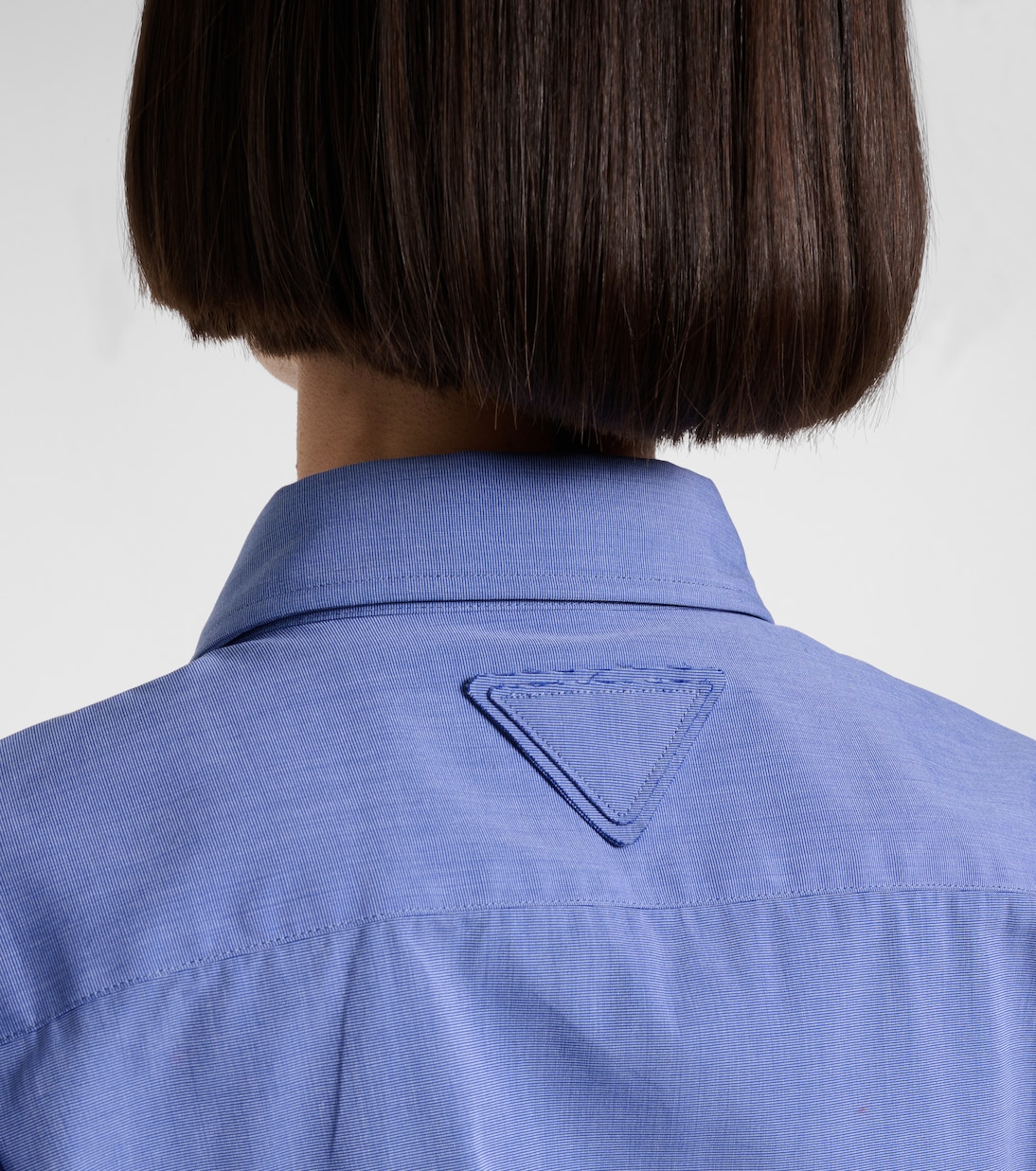 Camisa de algodón fil-à-fil  | Prada