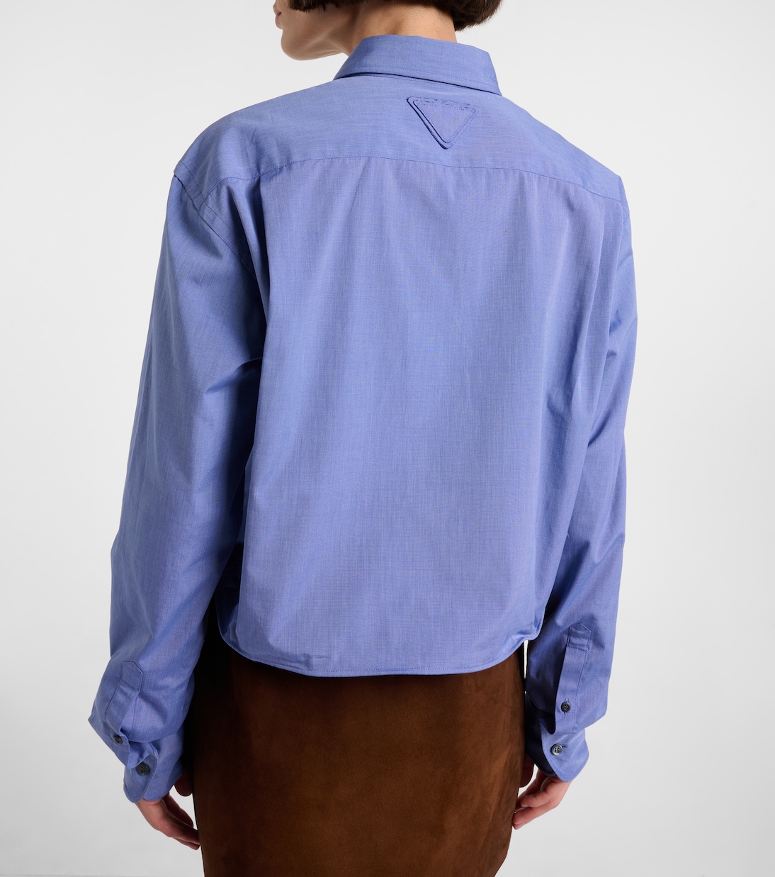 Camisa de algodón fil-à-fil  | Prada