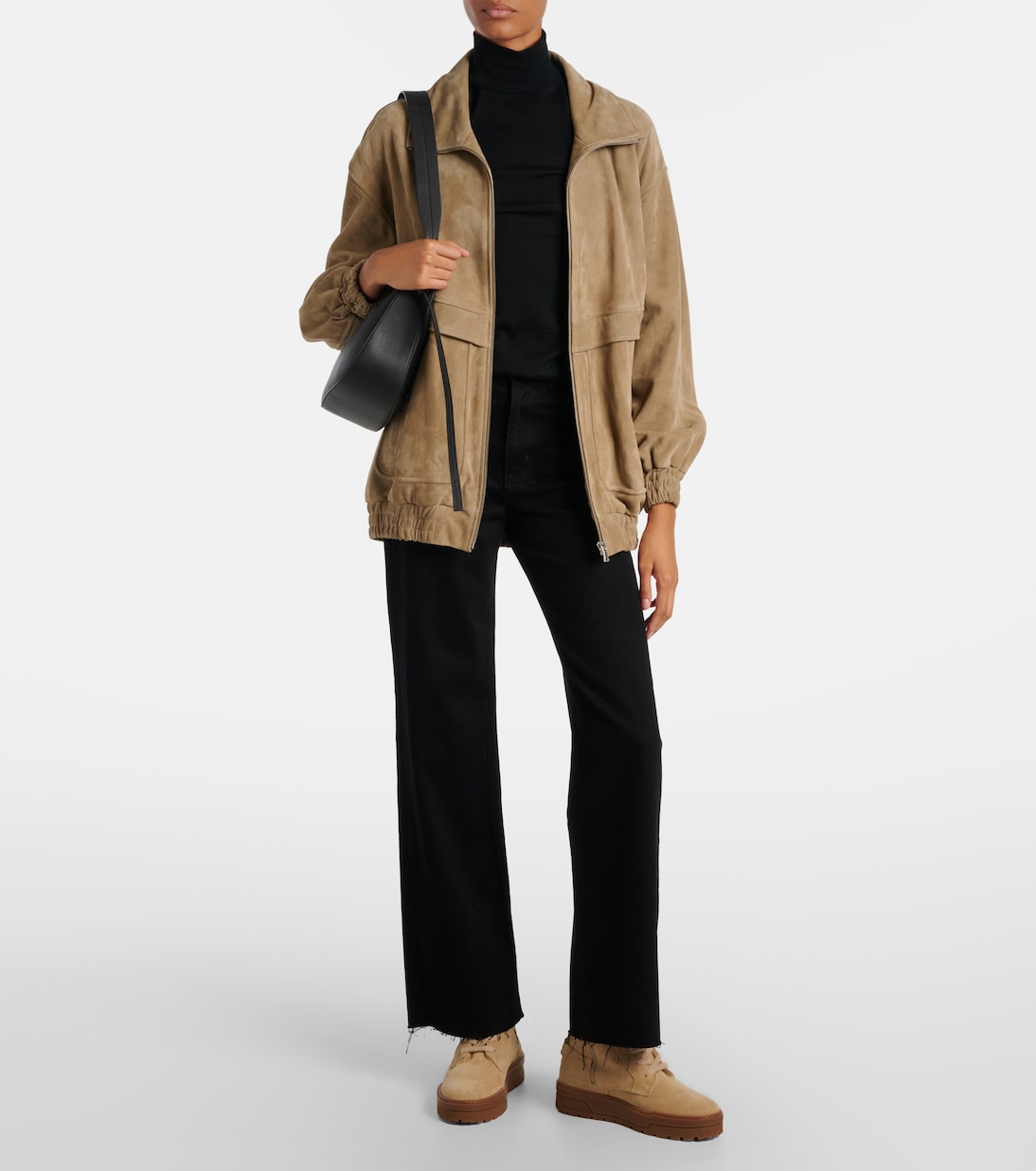 Calgary shearling-lined suede lace-up boots | Bogner