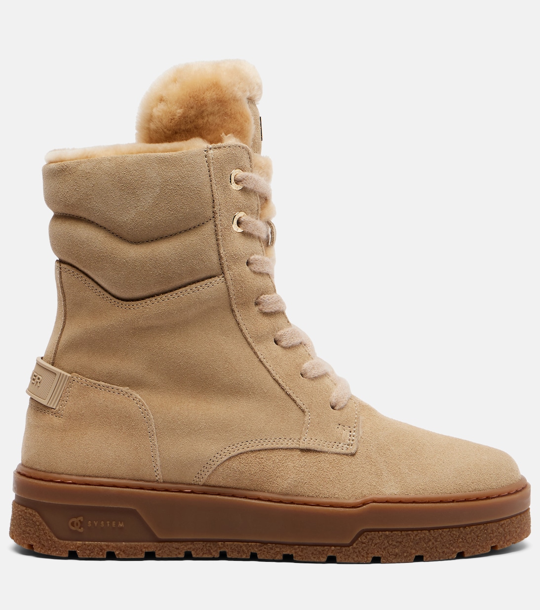 Calgary shearling-lined suede lace-up boots | Bogner