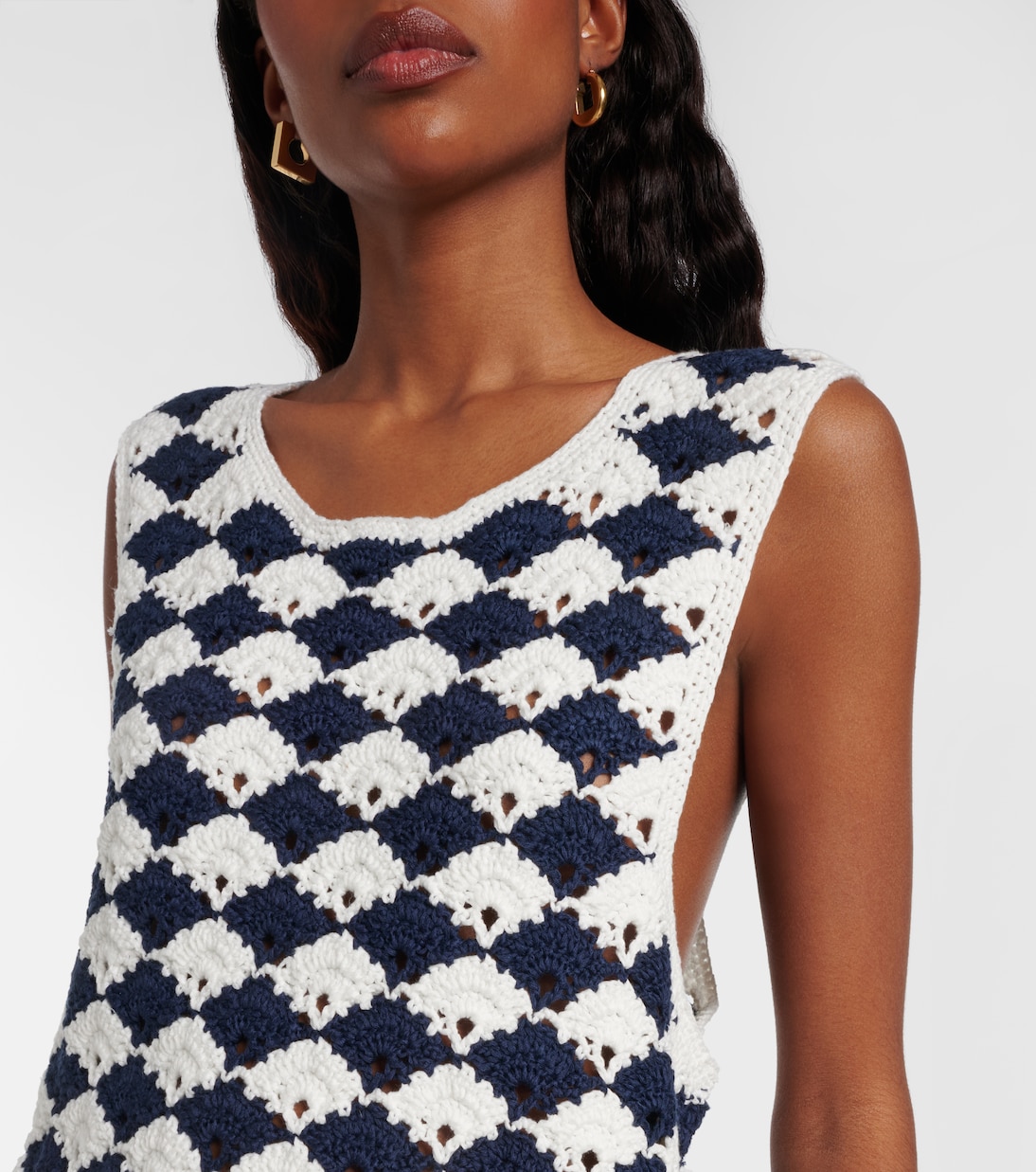 Scalloped crochet top | Farm Rio