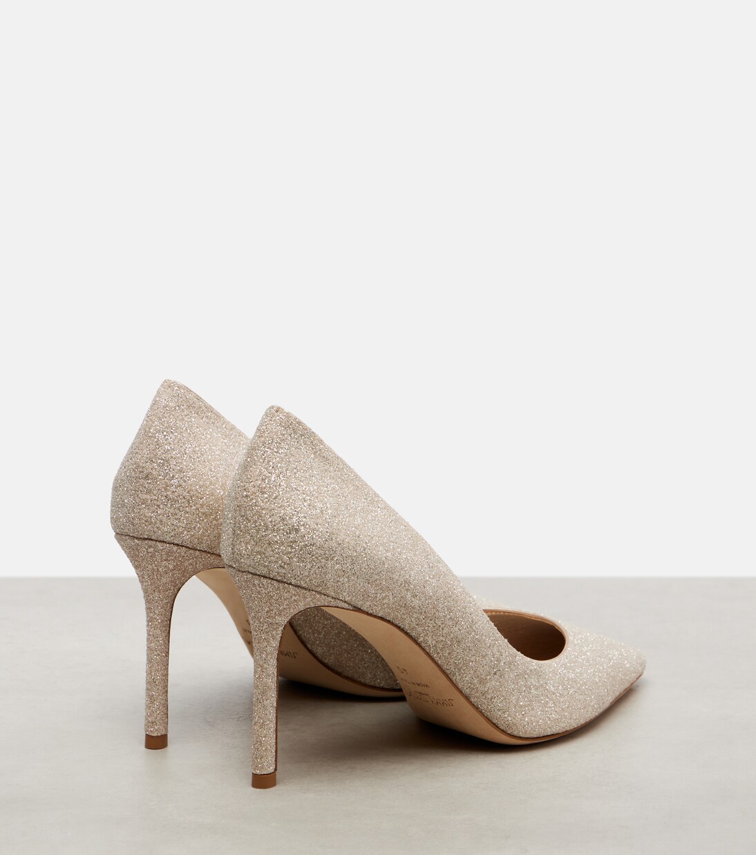 Romy 85 glitter pumps | Jimmy Choo