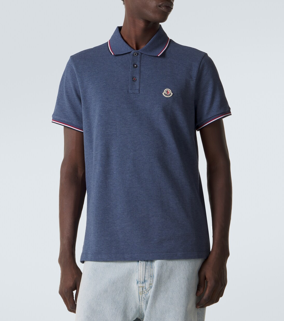 قميص بولو من القطن البيكيه | Moncler