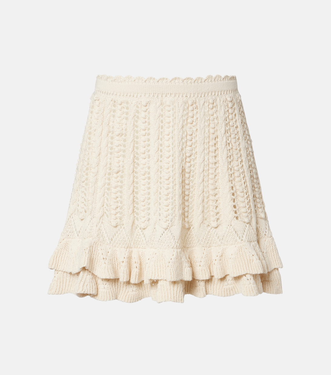Nelle cotton crochet miniskirt | Marant Etoile
