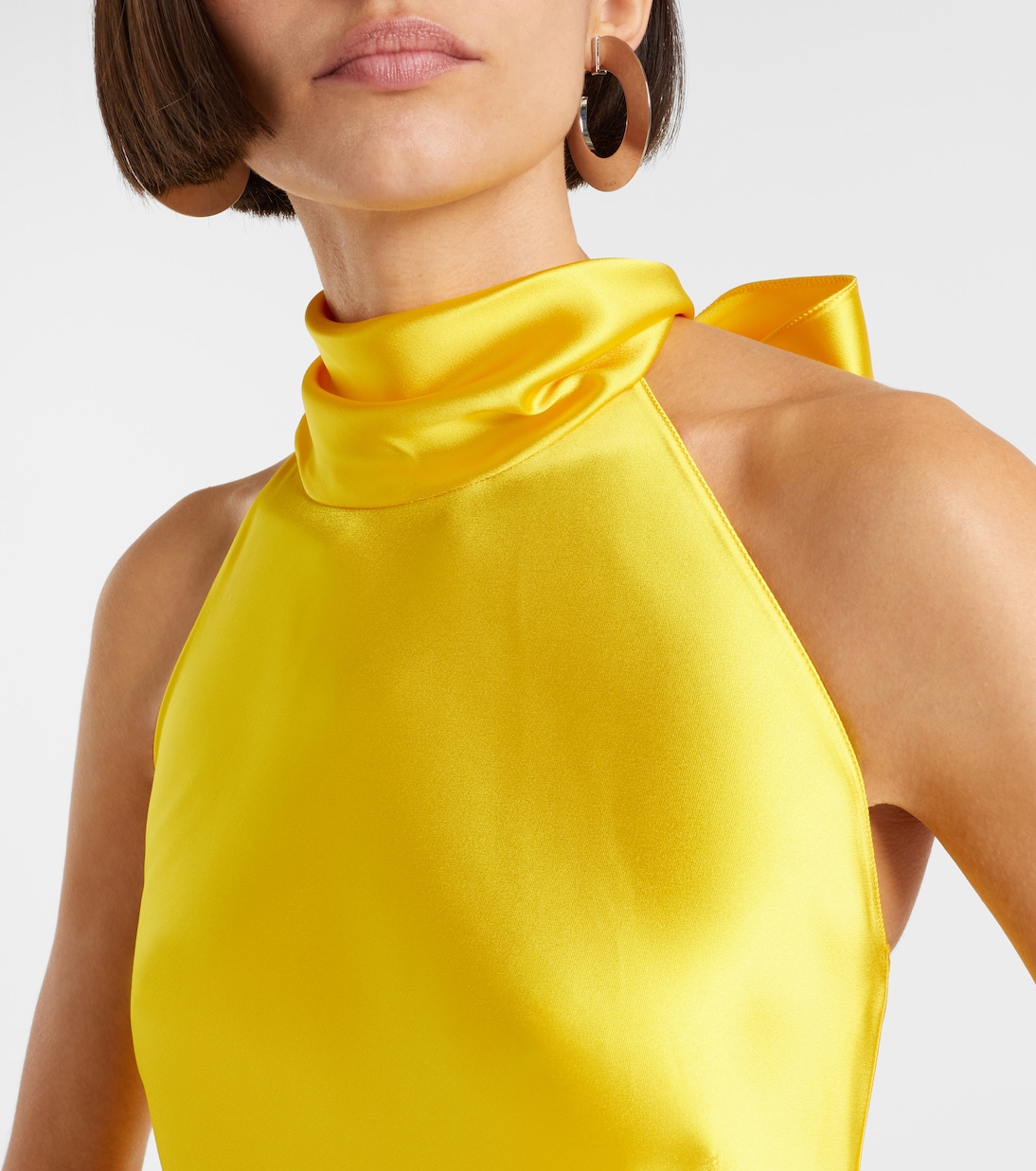 Robe longue Chilton en satin | Ralph Lauren Collection