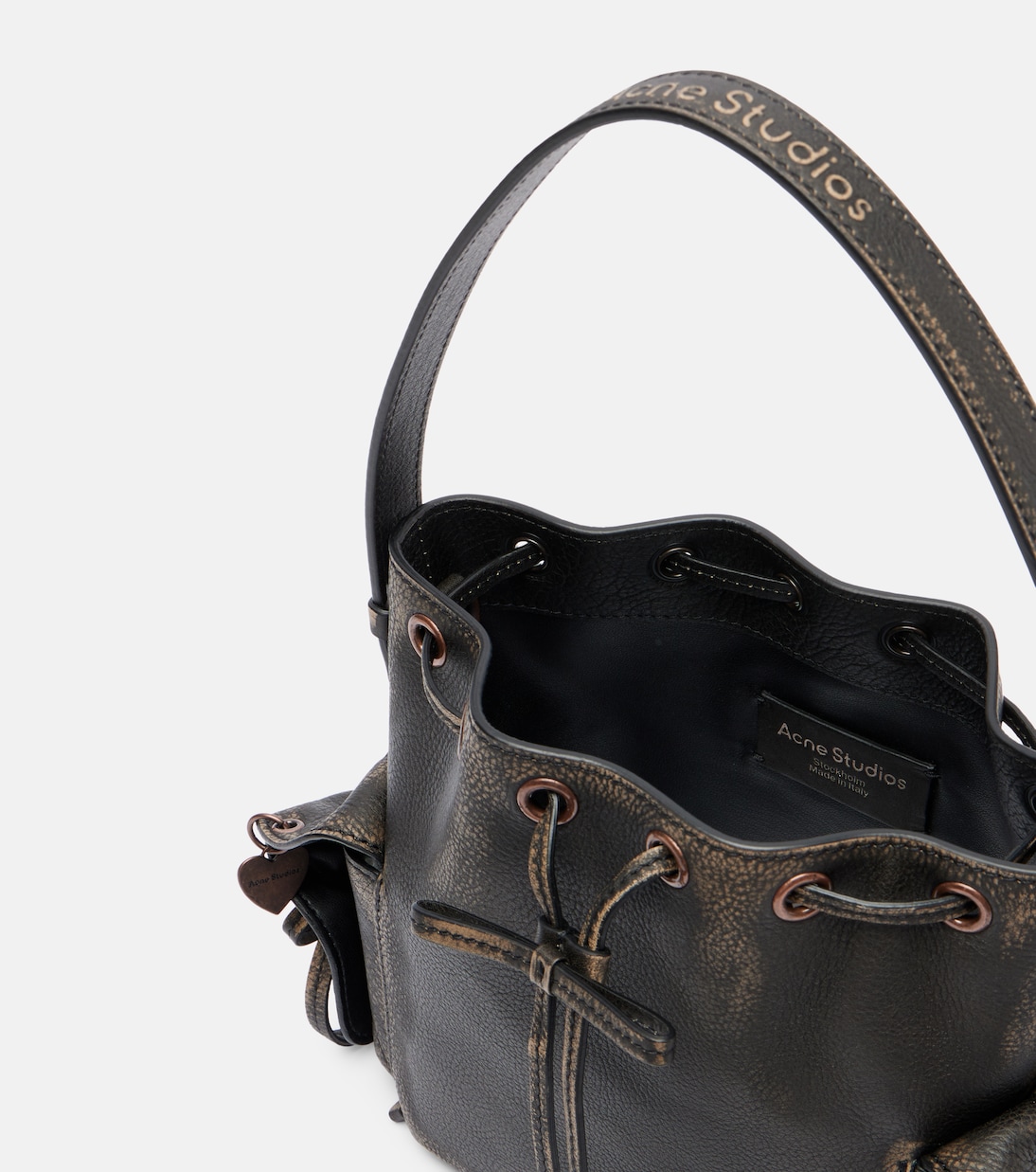 Leather bucket bag | Acne Studios