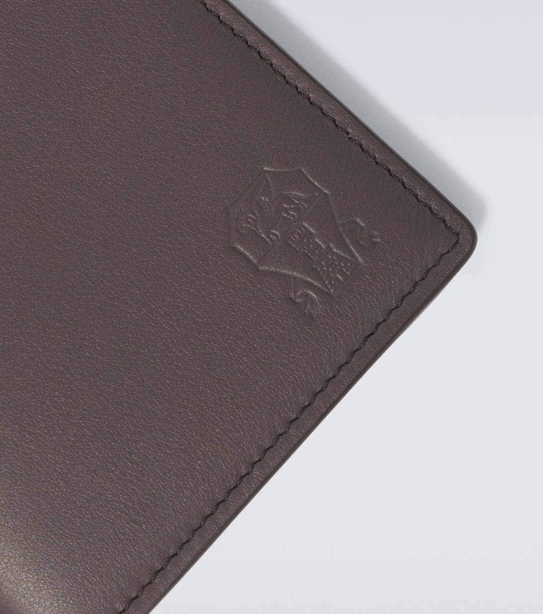 Cartera plegable de piel | Brunello Cucinelli