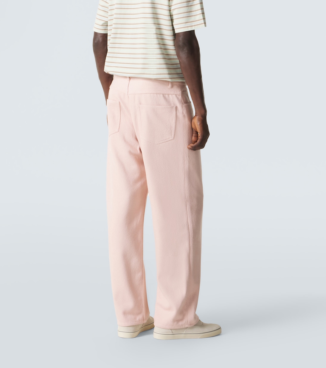 Silk denim wide-leg pants | Auralee