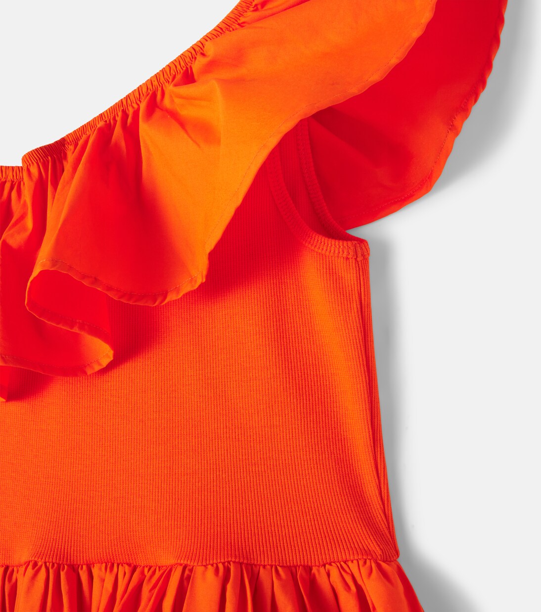 Chloey one-shoulder cotton-blend dress | Molo